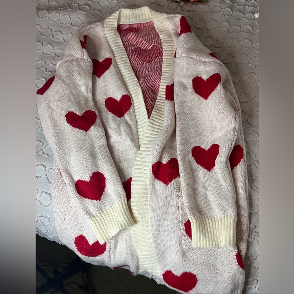 Heart cardigan